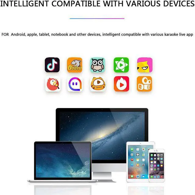 Alt view image 3 of 7 - Usb Sound Card 12 Sound Pattern Audio Microphone Webcast Live External Usb Sound Card Bluetooth Function Audio Interface
