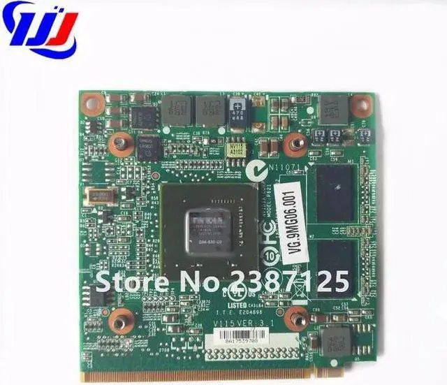 Alt view image 4 of 5 - For A c er A spire 5520G 6930G 7720G 4630G 7730G Laptop n Vidia GeForce 9300M GS G98-630-U2 DDR2 256MB MXM II Graphic Video Card