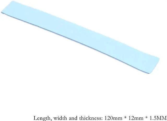 Alt view image 4 of 4 - 3M silicone grease pad graphics card / solid state drive / memory heat conduction pad thermal pad 120 * 12 * 0.5MM 1MM 1.5M