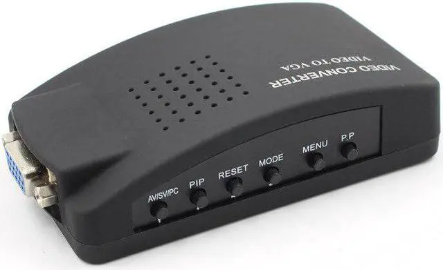 Alt view image 5 of 5 - Selling 1080P CCTV DVR DVD TV BNC S-video VGA to VGA Converter Adapter Digital Box Support for PC and for MAC computers GT