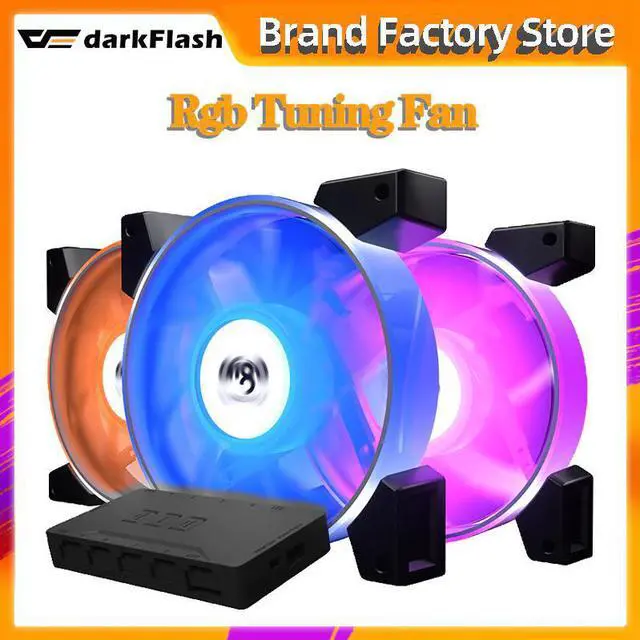 Main image of c7 RGB Fan 120mm LED PC Computer Case Fans RGB Quiet Remote Aura Sync Computer CPU Cooler Cooling Adjust Case Fan