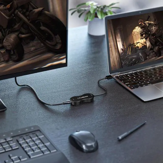 Alt view image 2 of 5 - 1080P HDMI Video Capture Card Dongle Mobile Game Webcast Live Streaming for PC/ PS4 /TV Box/Camera