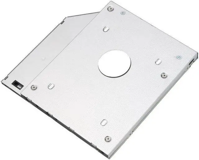 Alt view image 4 of 5 - 12.7/9.5mm Aluminum Metal Material Universal 2nd HDD Caddy SATA to SATA 2.5" SSD HDD Case SATA III for Notebook Laptop