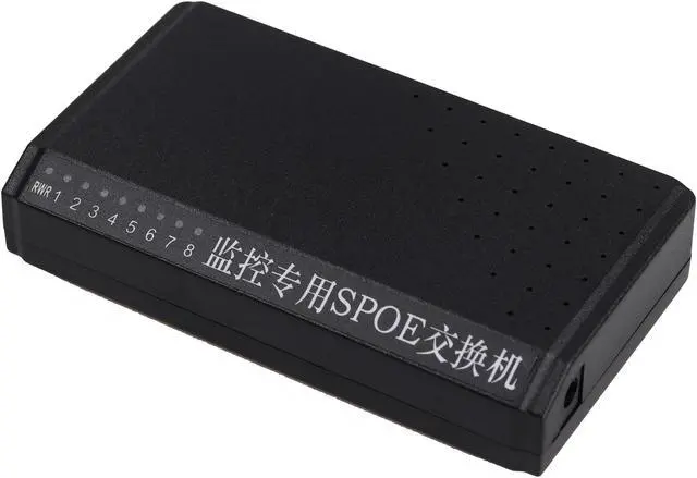 Alt view image 4 of 5 - 24V 8 Port POE Switch Ethernet 100Mbps Network IP Cameras Wireless AP 6 + 2  Network Switches 108W PoE HUB