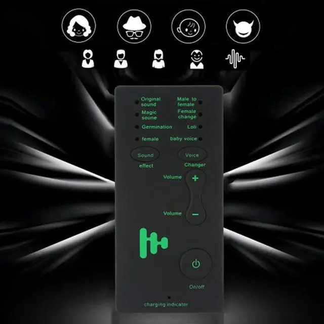 Alt view image 2 of 5 - Audio With USB Sound Effects Chargable Children Mini Size Home Voice Changer Phone Microphone Toy Lightweight Gift