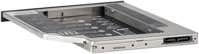 Alt view image 2 of 5 - 1pc SATA SSD HDD Caddy Laptop Optical Drive Bay Aluminum Adapter 12.7mm Second 2.5"