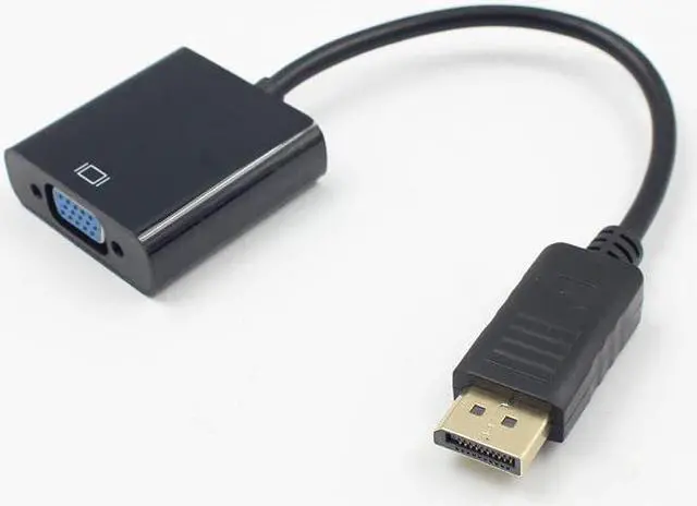 Alt view image 2 of 5 - Displayport Display Port DP to VGA Fe Adapter Cable Converter For Projector DTV TV DVD Player 1080P computer components