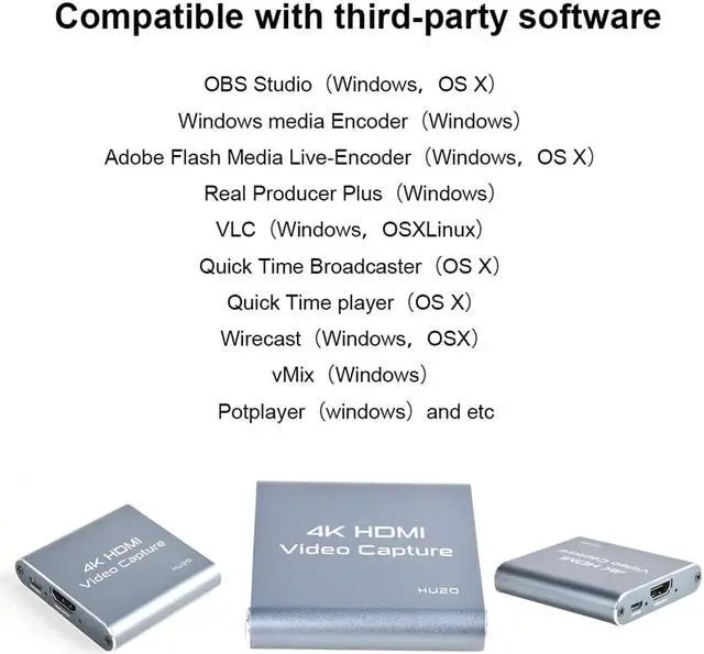 Alt view image 2 of 5 - 1080P 60fps Video  Card PC Local Loop Out Office TV Compact Multifunction Live Streaming Practical Broadcast USB 2.0 Home