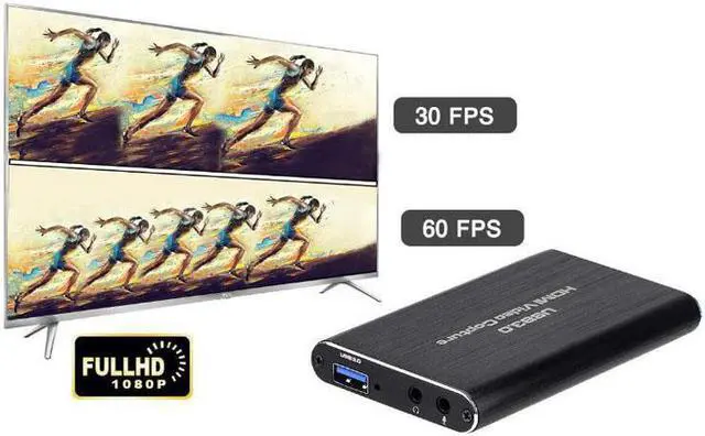 Alt view image 4 of 5 - Video Game Capture Card Video Converter for MI Output Live Streaming for XBOX PS4 MAC USB 3.0 4K 60HZ 1080P 60Fps r57