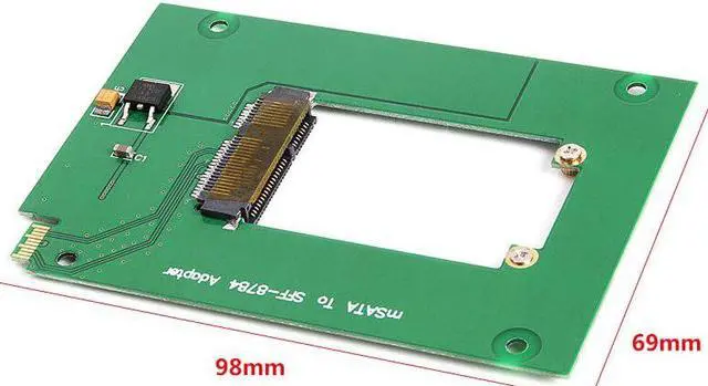 Alt view image 2 of 5 - WD5000MPCK SFF-8784 SATA Express to mSATA Adapter Cards Converter for UltraSlim Hard Disk SSD WD5000M22K WD5000M21K