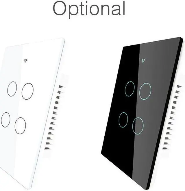 Alt view image 3 of 5 - Smart touch switch Light switch WIFI network connection App smart Voice control Compatible with Alexa/ Google Home