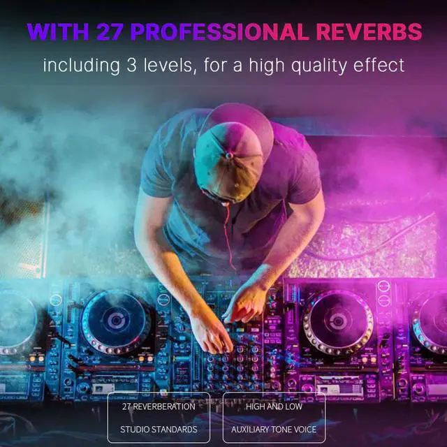 Alt view image 4 of 5 - Interface Sound Card Professional Studio  Microphone External Sound Card With Remote Control For Broadcast Guitar PC