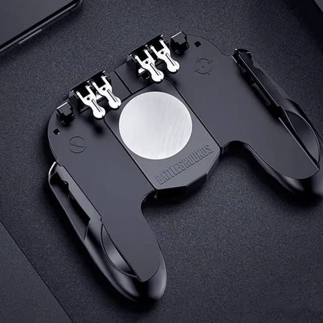 Alt view image 2 of 5 - Mobile Phone Game Handle Controller Supporting smartphones with 4.7-6.0 inch Screen Joystick Trigger Gamepad for PUBG Games
