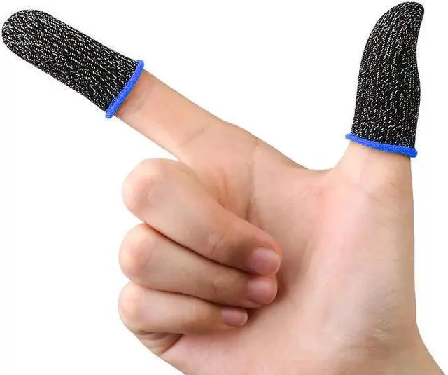 Main image of Finger Sleeve Mobile Screen Game Controller Sweatproof Gloves for PUBG COD Assist artifact