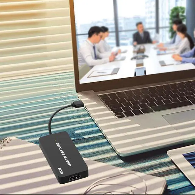 Alt view image 4 of 5 - Card 60fps HDMI To USB UVC Audio Game Live Stream Universal Portable Accessories High Speed 1080P HD VCR Player