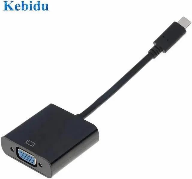 Alt view image 3 of 5 - Type C to VGA Adapter Cable USBC USB 3.1 to VGA Adapter for Macbook 12 inch Chromebook Pixel Lumia 950XL Hot Sales