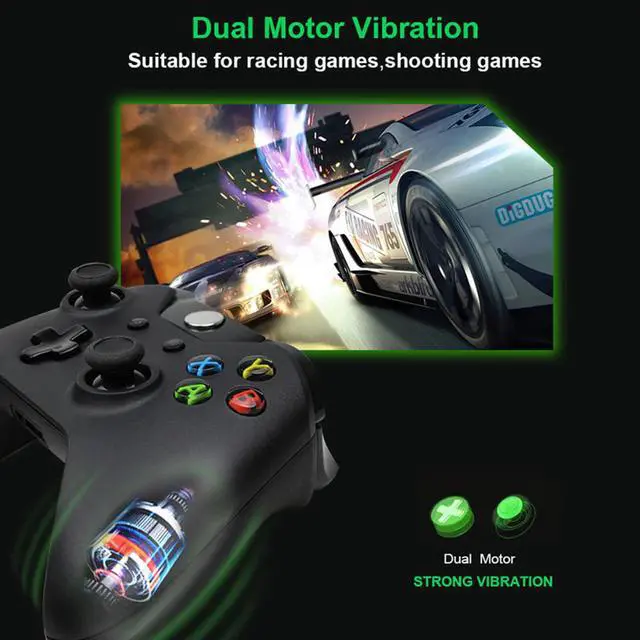 Alt view image 4 of 5 - For Xbox One Wireless Controller Xbox One S Game Joystick PC Win7/8/10 Gamepad