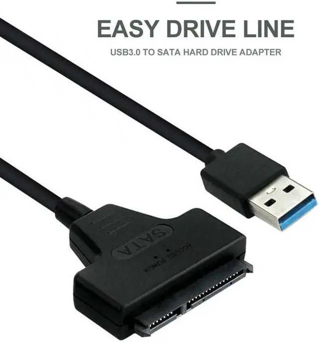 Alt view image 5 of 5 - USB 3.0 SATA 3 Cable Sata to USB Adapter Up to 6 Gbps Support 2.5 Inches External SSD HDD Hard Drive Converter Cable 22 Pin