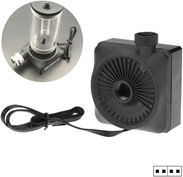 Alt view image 4 of 5 - 12V Silent Computer Water Cooler Water Cooling Silent Working Cooler Mini Water Pump PC Replacement Parts ????? PC Cooler