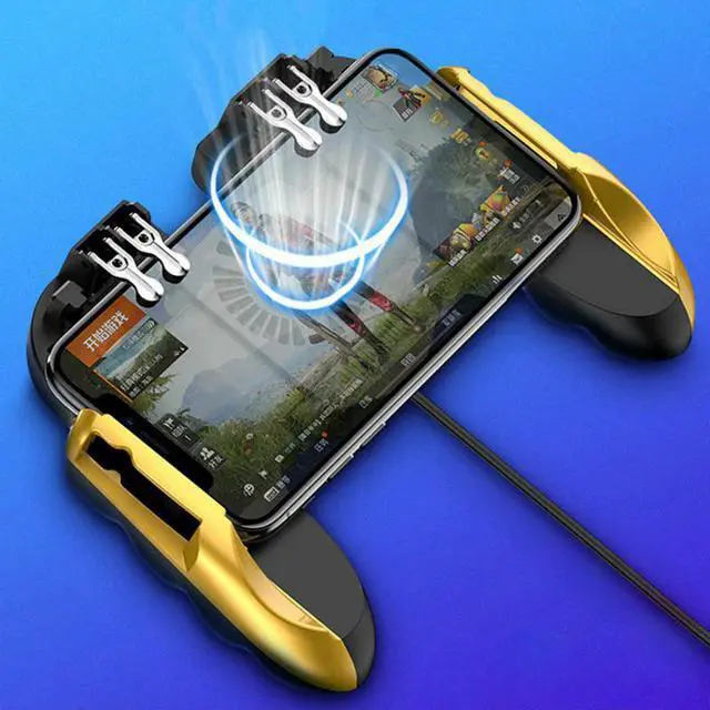 Alt view image 2 of 5 - 2020 Mobile Phone Gamepad Game Controller Joystick Cooling Fan Gamepad For PUBG Android IOS USB Mobile Phone Holder Gamepad