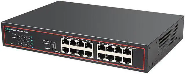 Alt view image 4 of 5 - high-performance low-cost 16 port Network Gigabit Switch