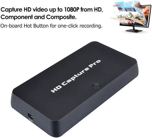 Alt view image 5 of 5 - 295 HD Video Capture 1080P Recorder USB 2.0 Playback Hardware H.264 Encoding Capture Cards For Xbox One PS4 w/ Remote