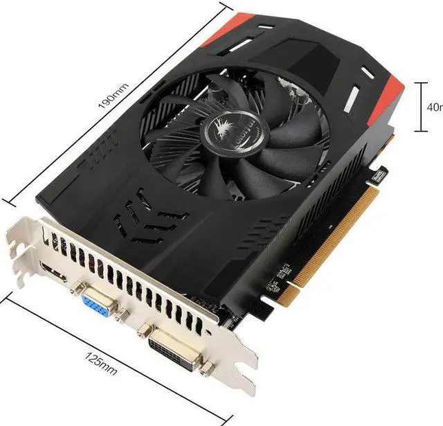 Alt view image 5 of 5 - Graphics Card GT GeForce 730K 2GD5 GDDR5 Fan 902MHz Cheap Video Card VGA DVI Hynix Memory CUDA Cores