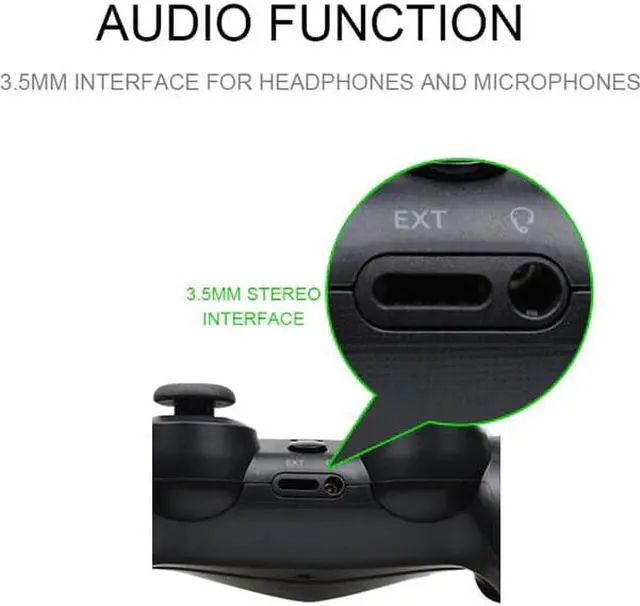 Alt view image 3 of 5 - For PS4 Controller Bluetooth Wireless Controller Remote Control Gamepad For PC Phone Game Controller Joystick PS4 Dualshock 4