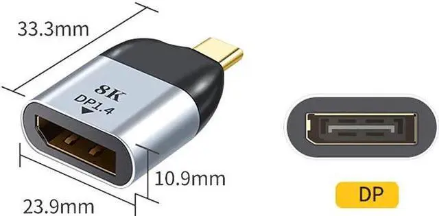 Alt view image 5 of 5 - C to HDMI Adapter  Type C HDMI Cable 4K 2.0 Converter for MacBook  S10/S9  P40  Type C to DP