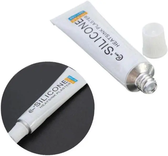 Alt view image 2 of 5 - 10g HC-910 Silicone Thermal Conductive Adhesive Plaster Adhesive Silica Silicone Gel Led/cooling Radiator Fin Glue Grease S V3V1