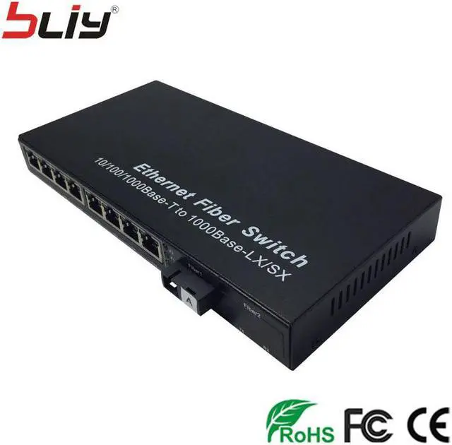 Alt view image 3 of 5 - shenzhen 1000M fiber switch 8 port 20KM ftth olt mikrotik MEDIA CONVERTER ethernet switch gigabit switch network switch