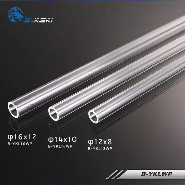 Alt view image 2 of 5 - water cooling kit PMMA/PETG Hard Tube (OD12mm/OD14mm/OD16mm )+2mm Thickness+50cm Length Transparent Rigid Pipe 2pcs/Lots