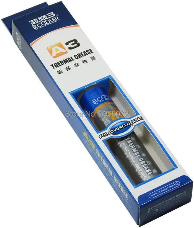 Alt view image 4 of 5 - A3 30g Thermo Paste Heatsink Plaster Paste Thermal Grease VGA for Intel PC Processor CPU Cooler Cooling Fan