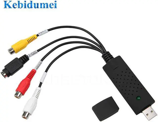 Main image of USB Video Capture Device USB 2.0 Easy to Cap Video TV DVD VHS DVR Capture Adapter Easier Cap support Win10 Newest