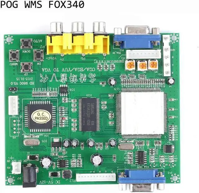 Alt view image 5 of 5 - CGA EGA YUV to VGA HD Video Converter Board Moudle HD9800 HD-Converter Board GBS8200 Non-Shielded Protection