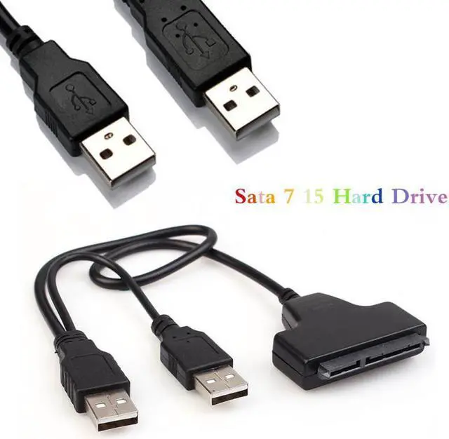Main image of to USB 2.0 To 7 15 22pin Adapter Cables USB 2.0 Adapter Cable For 2.5 HDD Laptop Hard Disk 2.5-inch  hard drive TSLM1