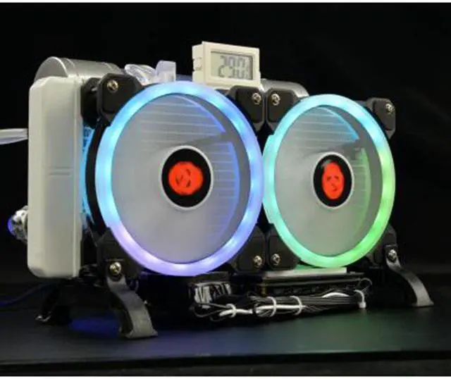 Alt view image 4 of 5 - Integrated Notebook Water Cooling External Modified Radiator Mobile Phone Water-cooled Thermal Game Machine