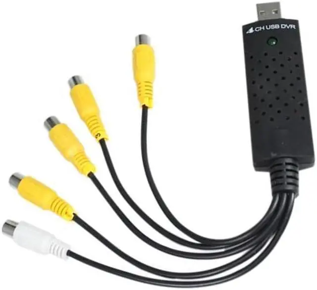 Alt view image 2 of 4 - 4 Channel USB2.0 USB Video Capture Grabber card to VHS to DVD recorder Capture Adapter