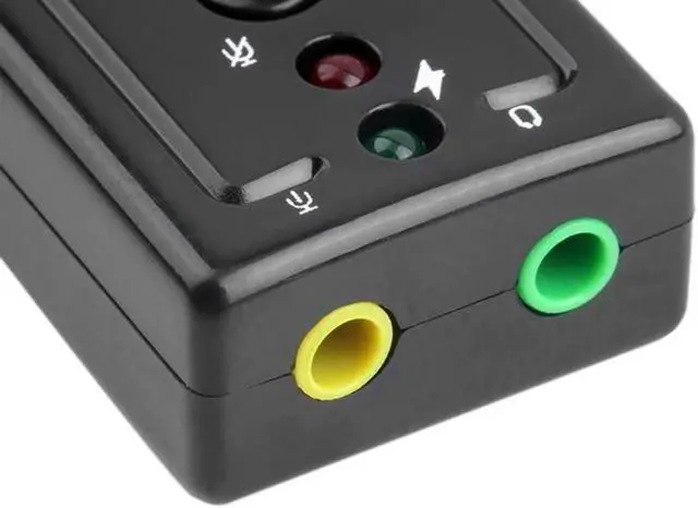 Alt view image 5 of 5 - Hot Sale External USB Sound Card 7.1 Channel 3D Audio Adapter with 3.5mm Headset MIC for PC Desktop Notebook