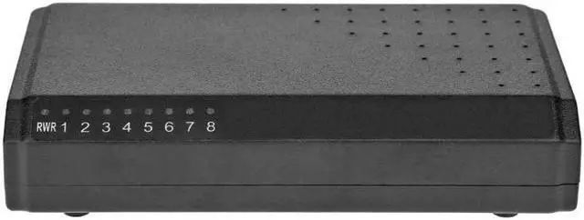 Alt view image 4 of 5 - 8 Ports 6+2 PoE Switch Injector Power Over RJ45 Ethernet without Power Adapter Family Network System 10/100M