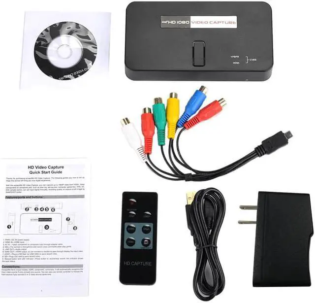 Alt view image 5 of 5 - Phone Game Video Conference HD Video Capture Card  CVBS Recorder Box for Youtube Facebook Live Streaming OBS Live Broadcast