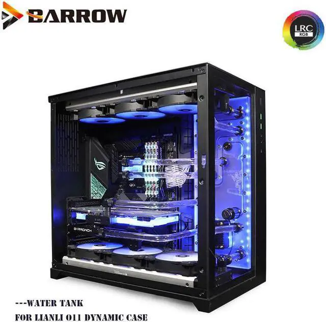 Alt view image 4 of 4 - Water Tank For  O11 Dynamic Case RGB Acrylic Clear Waterway Board Reservoir 378.8x138.2x18MM ,LLO11-SDB V1