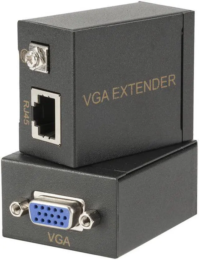 Main image of Cable RJ45 To VGA Extender 60 Meters VGA To  Signal Amplifier Cable Transmitter Ethernet Wall Plate Adapters