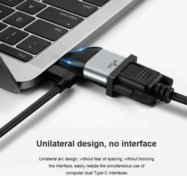 Alt view image 2 of 5 - C To HDMI Dp Mini Dp Vga Adapter  Type C HDMI Cable 4KConverter For  S10/ S9 For  P30