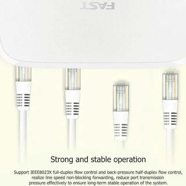 Alt view image 5 of 5 - 5 Port RJ45 1000M Gigabit Ethernet Switch Network Switcher Splitter