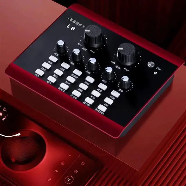 Alt view image 5 of 5 - Live Sound Card, Voice Changer Device for PS5//Phone/iPad/Computer,Sound Card with Multiple Funny Sound Effect