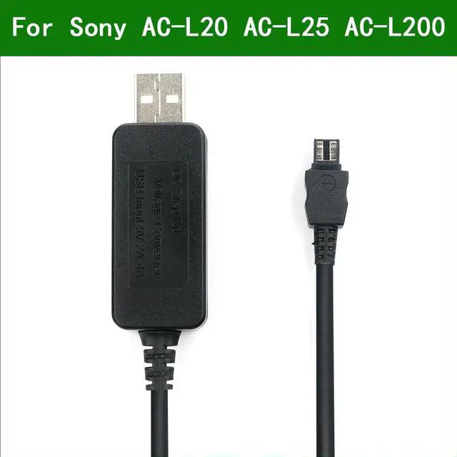 Main image of 5V USB AC-L20 AC-L25 AC-L200 Power Adapter Charger Supply Cable For  HDR-CX180 HDR-CX190 HDR-CX200 HDR-CX210 HDR-CX220