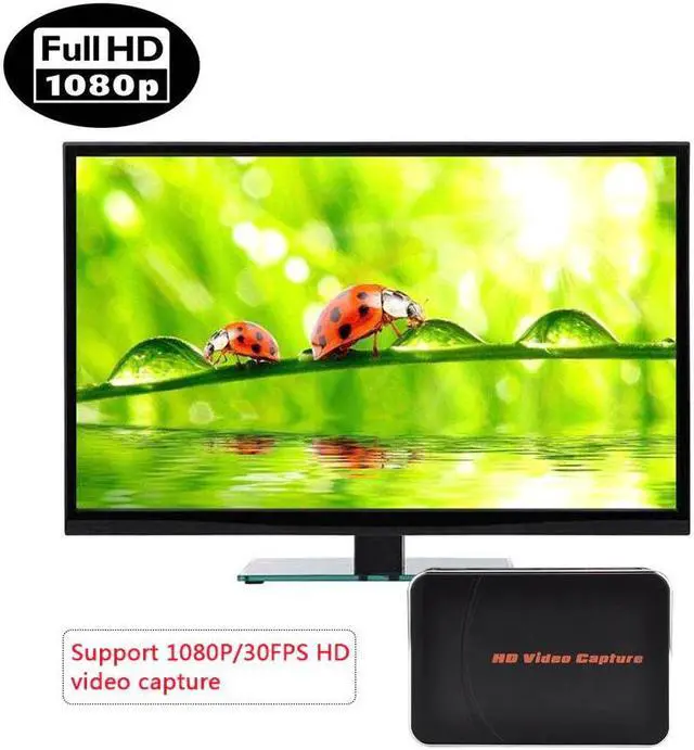 Alt view image 2 of 5 - 280HB  Game Capture Card HD Video Capture 1080P 30fps  Video Recorder, Compatible with Xbox One/ PS4 With MIC