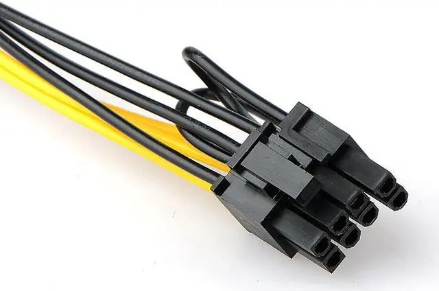 Alt view image 2 of 5 - 70cm 6 Pin Male To 8 Pin Male Pci Express Power Adapter Cable For Graphics Video Card 6pin To 8pin Pci-E Power Cable