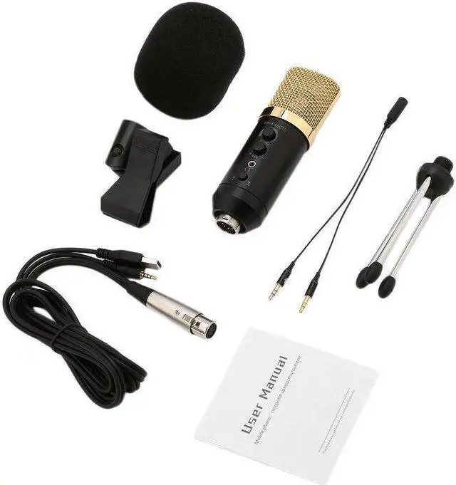 Alt view image 4 of 5 - USB Studio Microphone Condenser Sound Microphones For Computer Karaoke Video Recording
